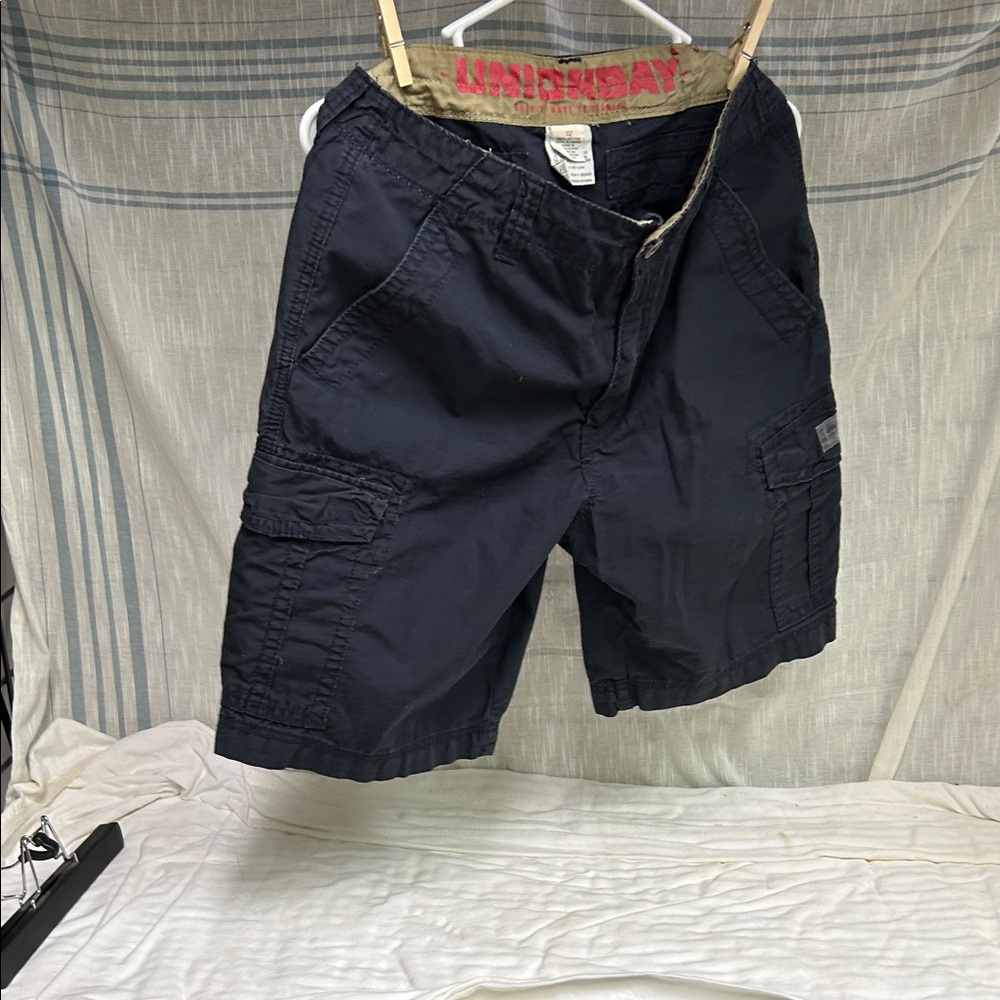 UNIONBAY Dark Blue Cargo Shorts